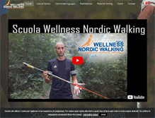 Tablet Screenshot of nordicwalkingrimini.com